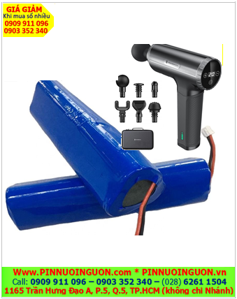 Pin máy Gun Massage _Nhận thay pin tất cả các loại Máy Massage Mặt, Massgae body cầm tay 